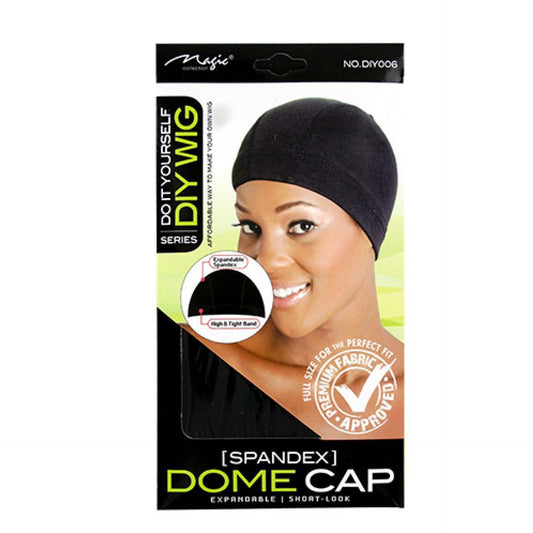 Magic Collection Spandex Dome DIY Wig Cap Black