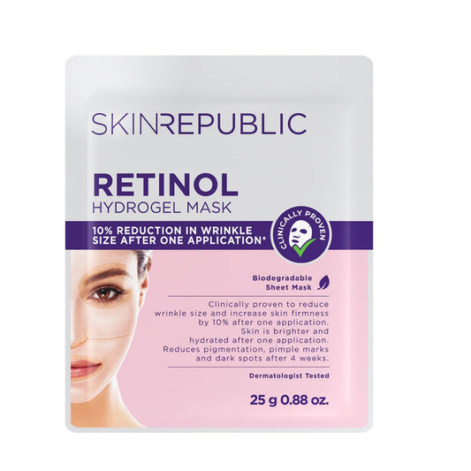 Skin Republic Retinol Hydrogel Biodegradable Face Sheet Mask