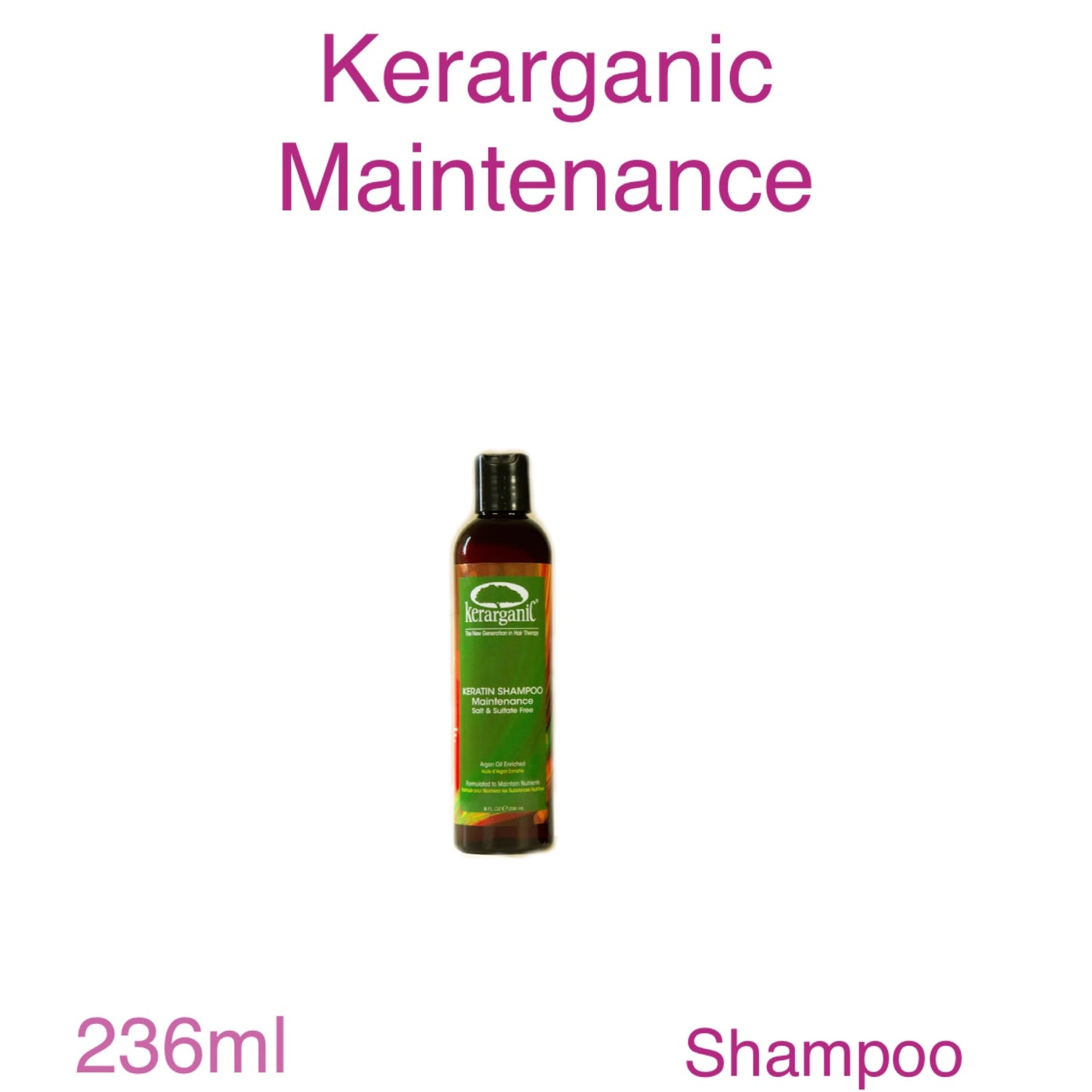 Kerarganic Post Maintenance Shampoo 236ml to 946ml