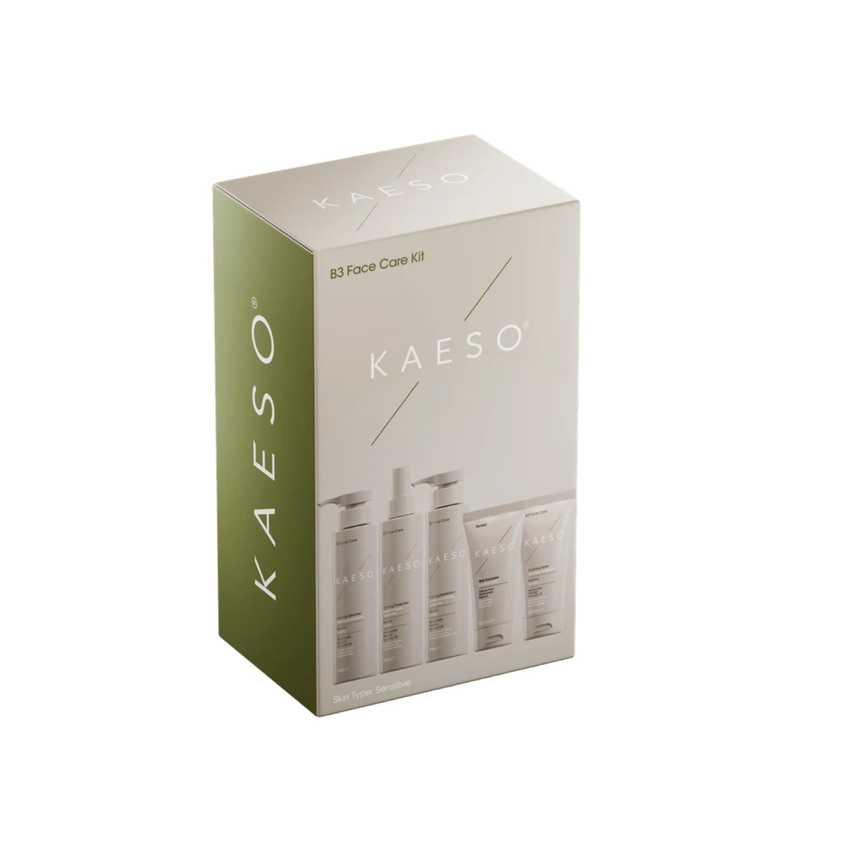 KAESO B3 Calming Collection Skincare Set (5items) Skin Type Sensitive NEW