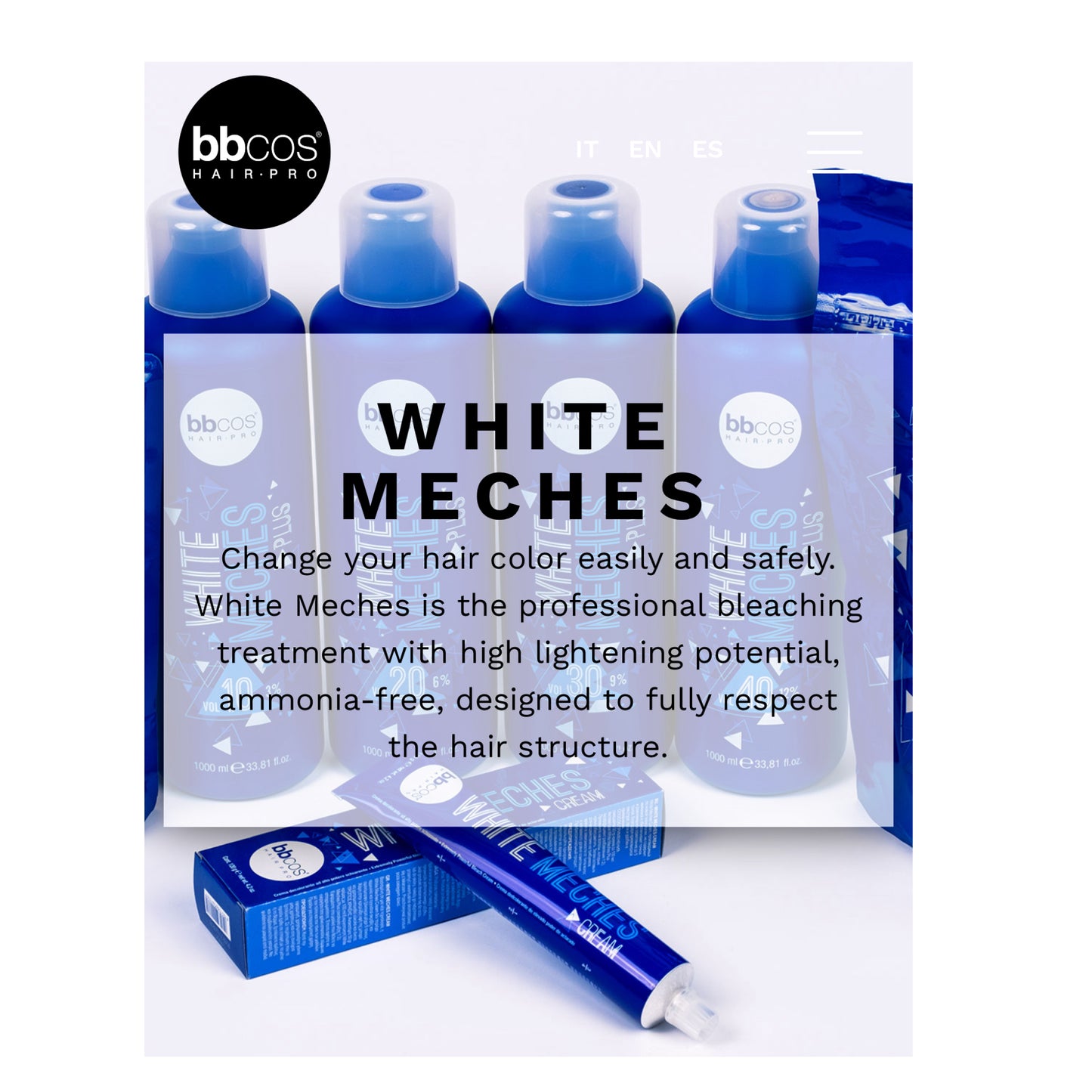 MHP- Italian White Meche Cream Bleach 100ml (Lift 5 levels)