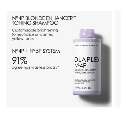 Olaplex No.4P Blonde Enhancer Toning Shampoo 250ml