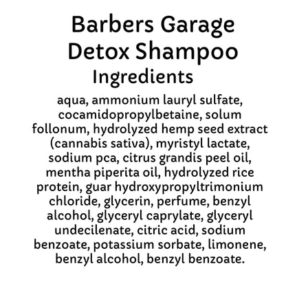 Barbers Garage Scrub Shampoo (250ml)