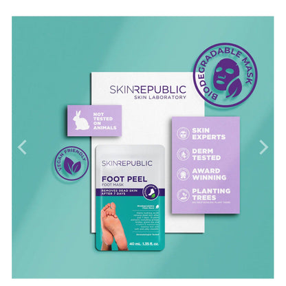 Skin Republic Foot Peel Removes Dead Skin after 7 days