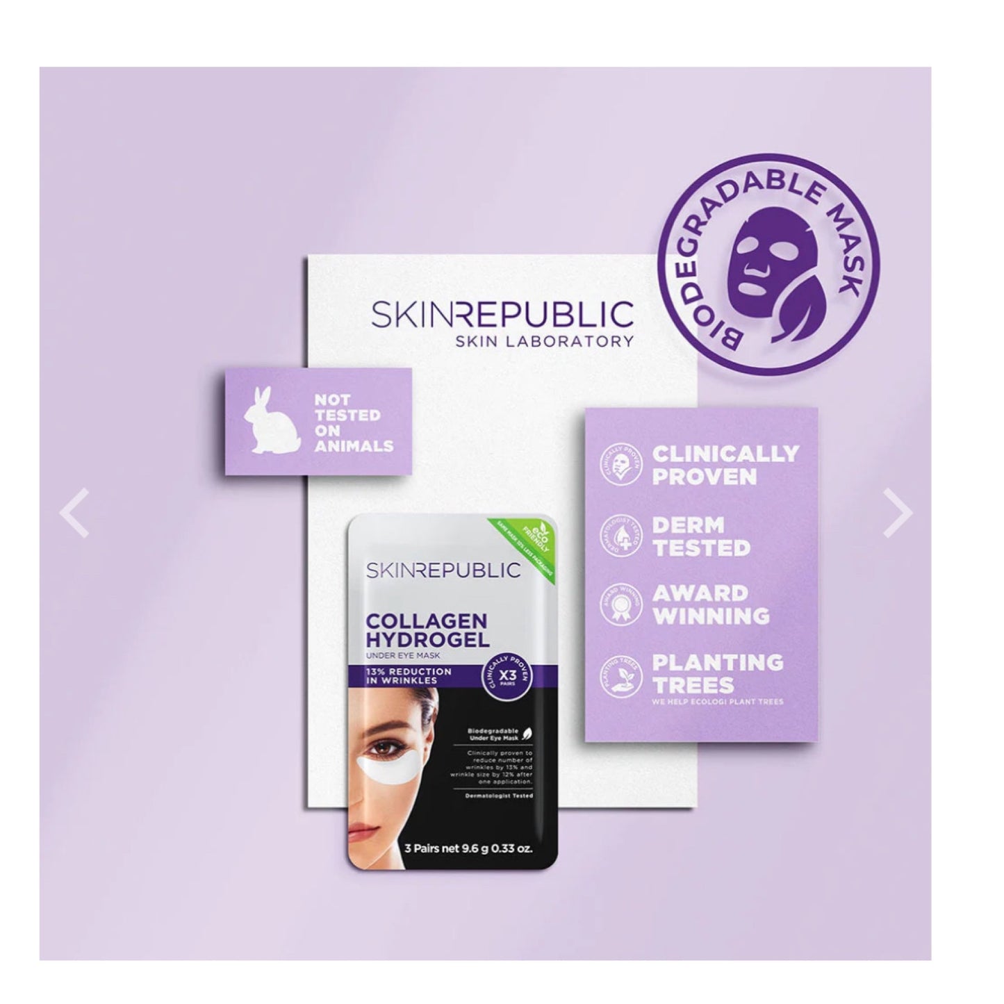 Skin Republic Collagen Hydrogel Under Eye Mask