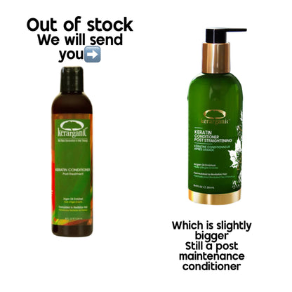 Kerarganic Keratin Maintenance Conditioner see photo