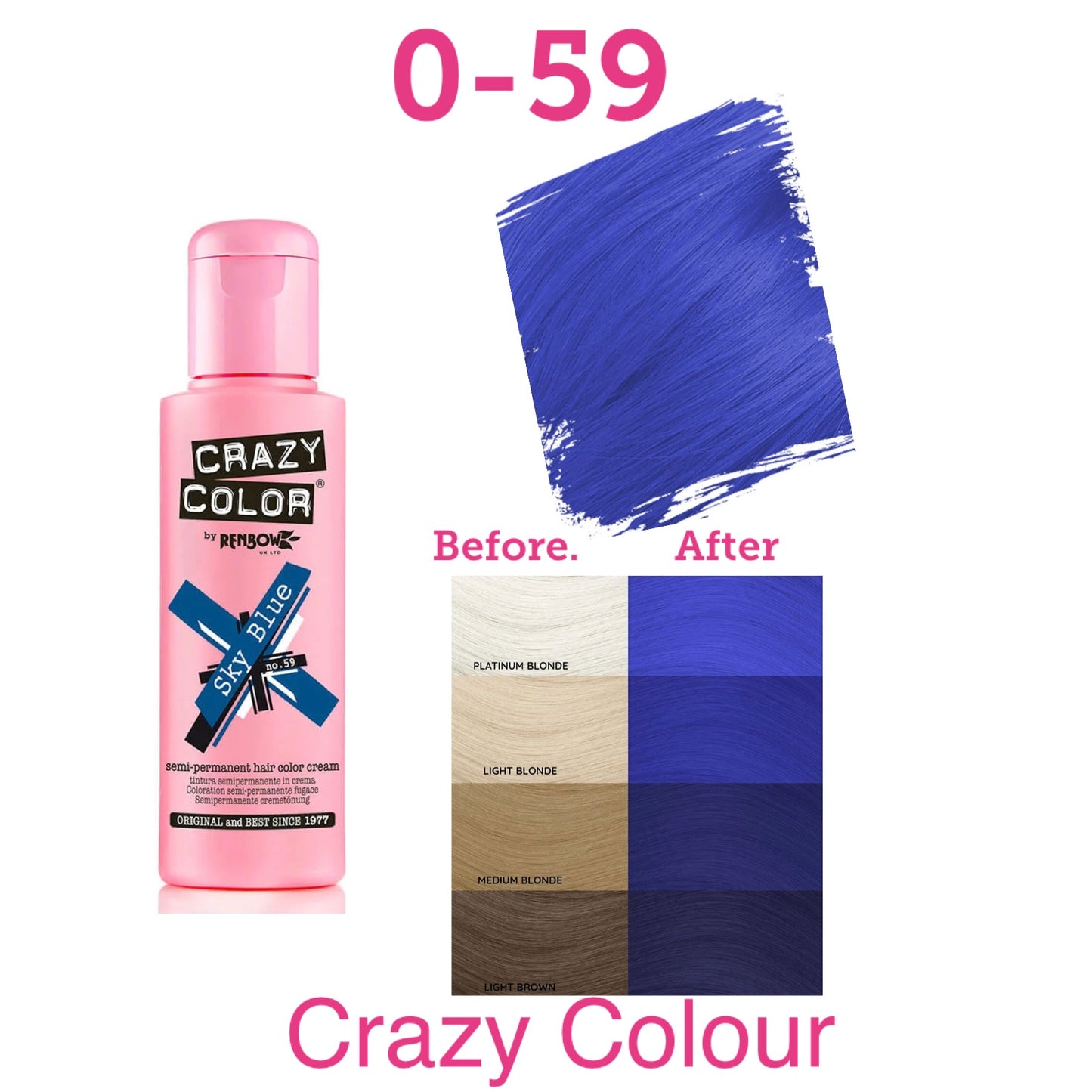 Crazy Color Semi Permanent Colour 100ml