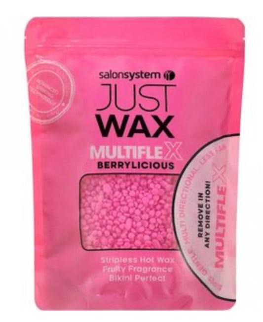 Salon Systems Just Wax Multiflex Stripless Hot Wax Berrylicious (700g)