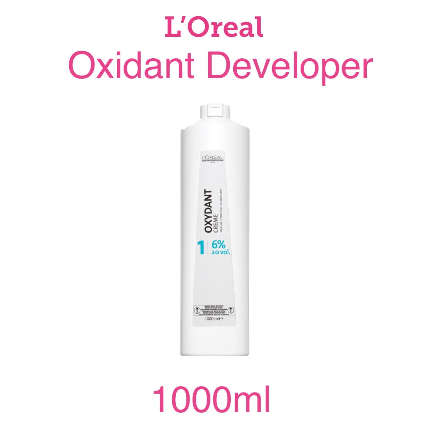 L’Oreal Oxidant Crème Developer 1000ml
