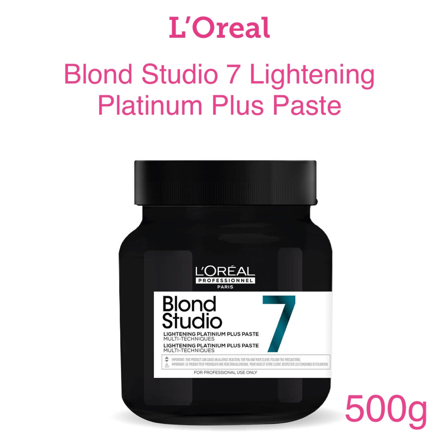 L’Oreal Blond Studio 7 Platinum Plus Lightening Paste 500g