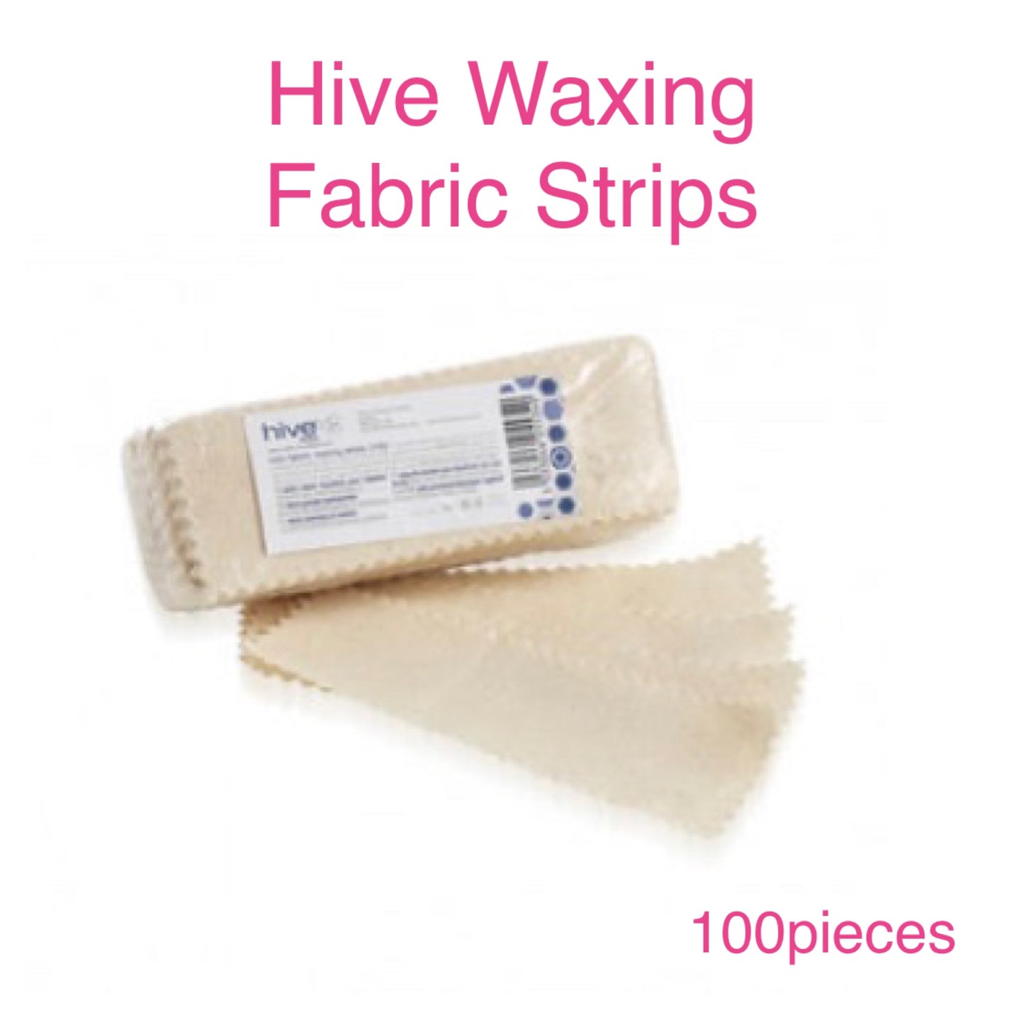 Hive Waxing Fabric Strips-100 (23cm x 7cm)